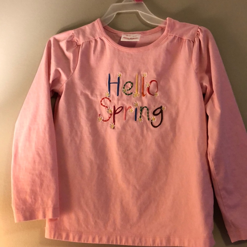 NWOT Hanna Anderson hello spring top 120